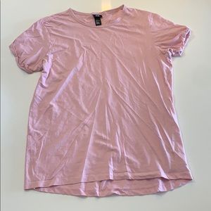 H&M relaxed fit Pink tee Size Mediun